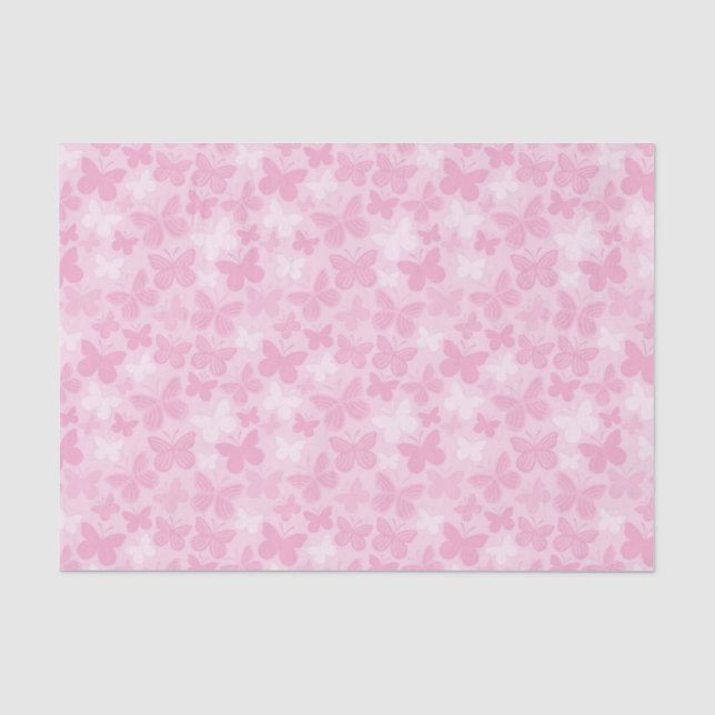 Butterfly pattern tissue paper (Front)
