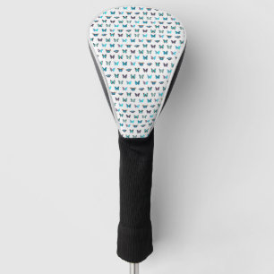 Butterfly Pattern (White) Golf Head Cover