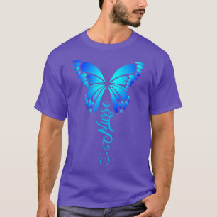 Butterfly Pediatric Nurse Phlebotomy Pediatrician T-Shirt