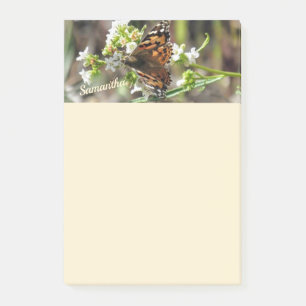 Butterfly Personalized 4x6 Post-it Notes