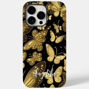 Butterfly Personalized Name Sherpa Blanket Case-Mate iPhone 14 Pro Max Case