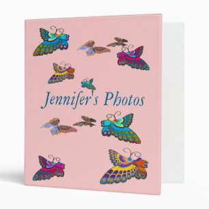 Butterfly photo album binder