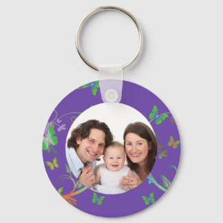 Butterfly/ Photo Keychain