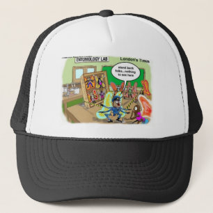 Butterfly Police Offbeat Cartoon Funny Gifts & Tee Trucker Hat