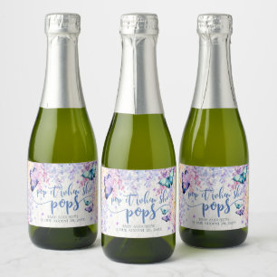 Butterfly Pop It When She Pop Mini Sparkling Wine Sparkling Wine Label