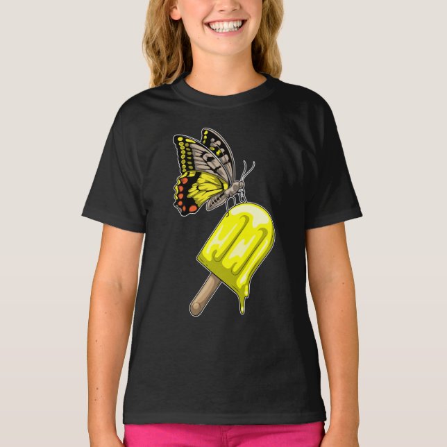 Butterfly Popsicle T-Shirt (Front)