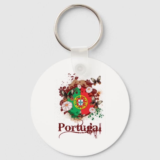 Butterfly Portugal Keychain (Front)