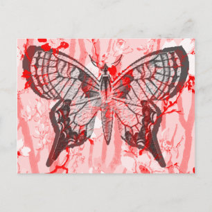 butterfly. postcard