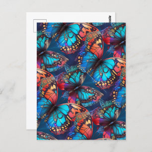 butterfly postcard