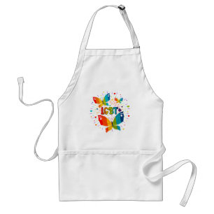 Butterfly Pride Love is Love LGBT Awareness Standard Apron