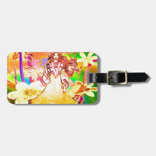 Butterfly Princess Luggage Tag