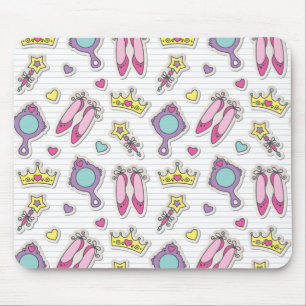 butterfly princess pattern mouse pad