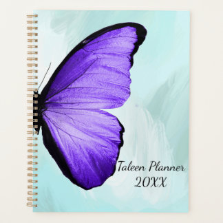 BUTTERFLY PURPLE BLUE  PLANNER