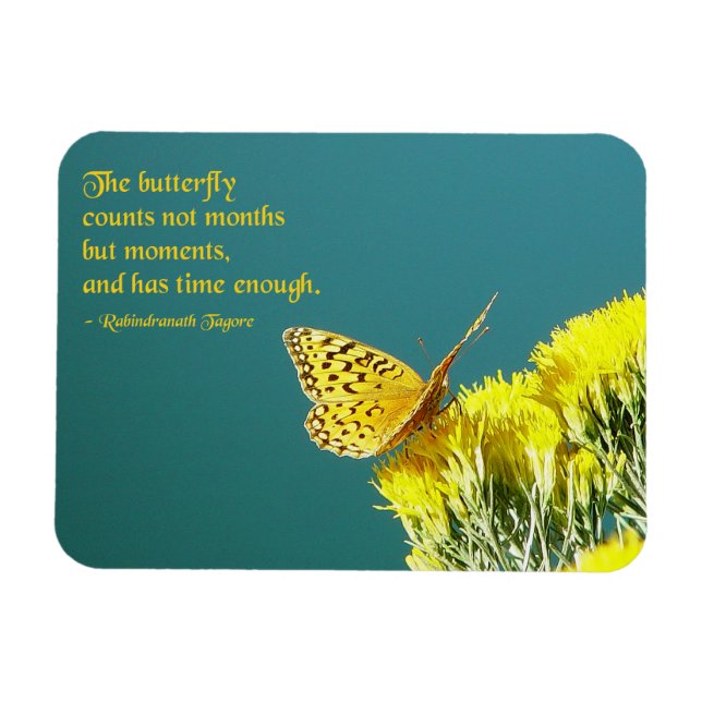 Butterfly Quote Magnet (Horizontal)