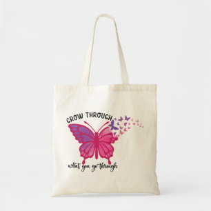 Butterfly Quote Tote Bag
