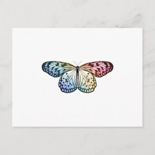 Butterfly Rainbow Postcard