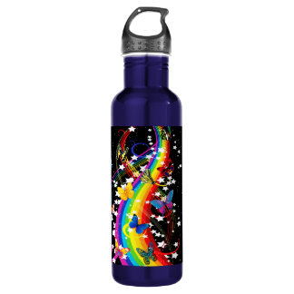 Butterfly Rainbow Water Bottle