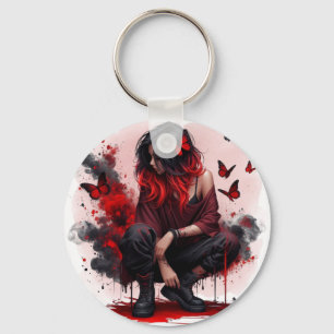 Butterfly Rebellion Keychain