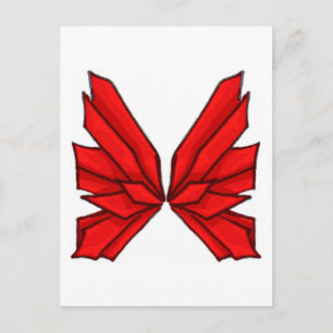 Butterfly Red I Postcard