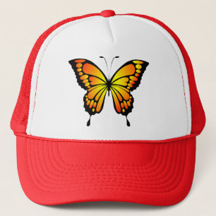 Butterfly Red Yellow Insect Illustration-20285 T-S Trucker Hat