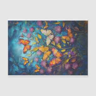 Butterfly Reef, Swirling Water Wings Tissue Paper