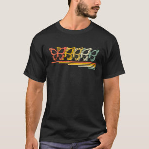 Butterfly Retro Vintage 70s 80s Animal Lover T-Shirt