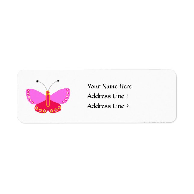 Butterfly Return Address (Front)