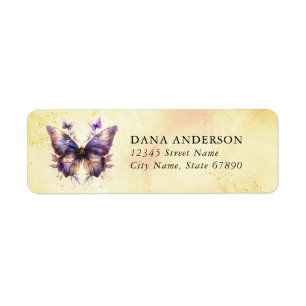 Butterfly Return Address Labels