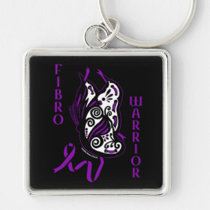 Butterfly/Ribbon...Fibro Keychain