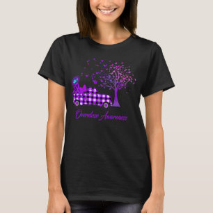 Butterfly Ribbon Purple Overdose Awareness T-Shirt