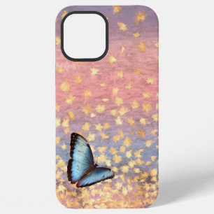 Butterfly Rose Gold Flakes Abstract Design  iPhone 12 Pro Max Case