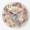 Butterfly Round Clock