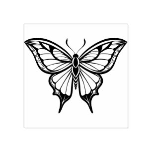 Butterfly Rubber Stamp  
