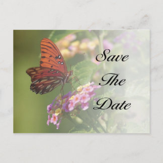Butterfly Save the Date Postcard
