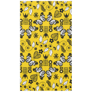 Butterfly Scandinavian folk art Tablecloth