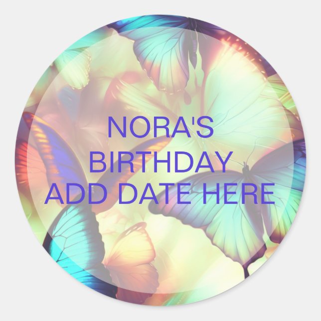 Butterfly Scrapbooking Stickers (Front)