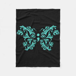 Butterfly Semicolon Suicide Awareness Prevention T Fleece Blanket