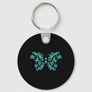 Butterfly Semicolon Suicide Awareness Prevention T Keychain