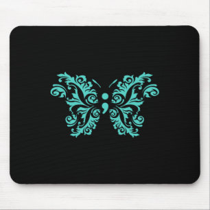 Butterfly Semicolon Suicide Awareness Prevention T Mouse Pad