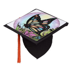 Butterfly Serenity  Graduation Cap Topper