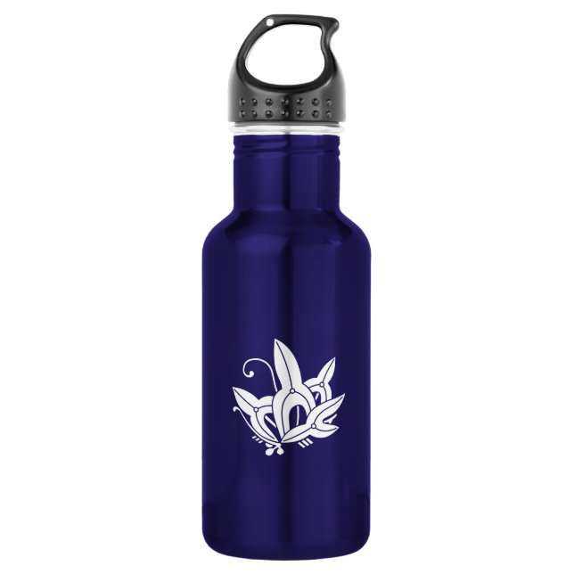 Butterfly-shaped arrowhead 532 ml water bottle (Front)