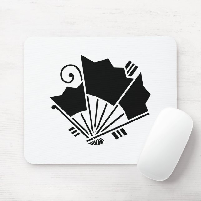 Butterfly-shaped fans (Ageha) Mouse Pad (With Mouse)