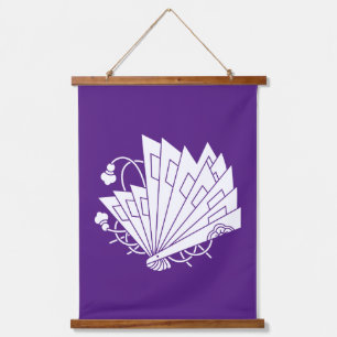 Butterfly-shaped fans (Hi-ogi cho) Hanging Tapestry