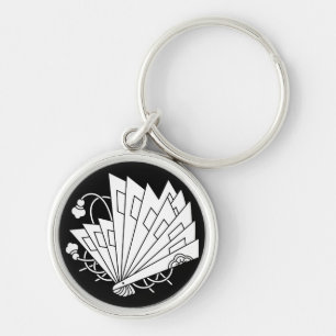 Butterfly-shaped fans (Hi-ohgi cho) Keychain