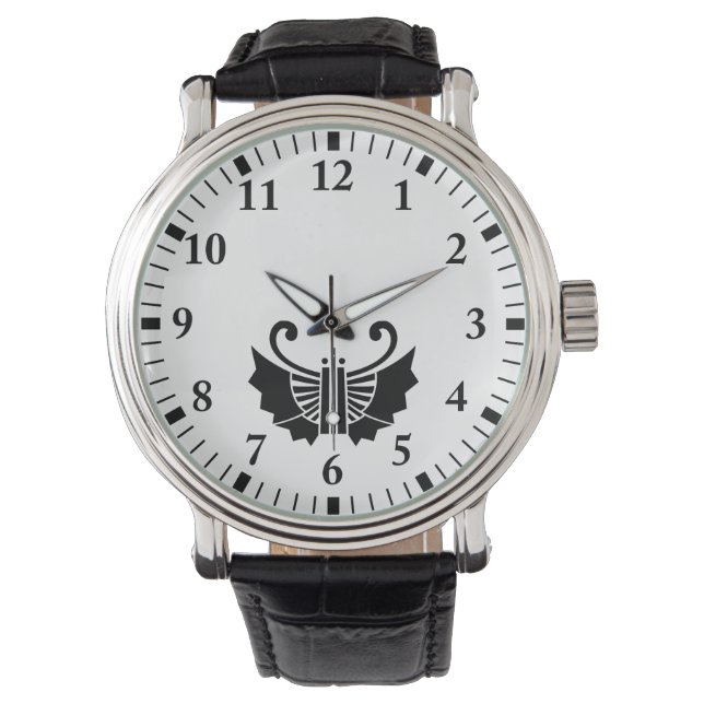 Butterfly-shaped fans (Ogi kocho) Watch (Front)