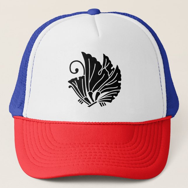 Butterfly-shaped ginkgo leaves trucker hat (Front)