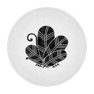 Butterfly-shaped hawk feathers cutting board
