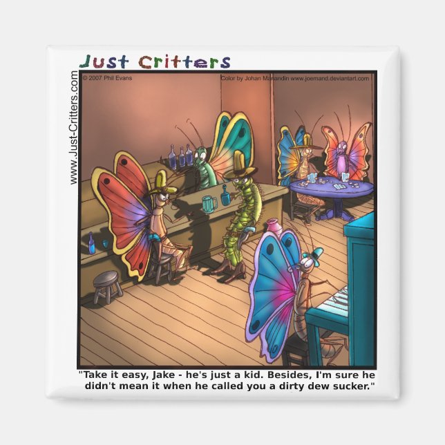 Butterfly Showdown Magnet (Front)