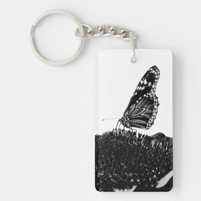 butterfly shy blacq keychain (Front)