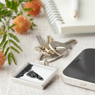 butterfly shy blacq keychain
